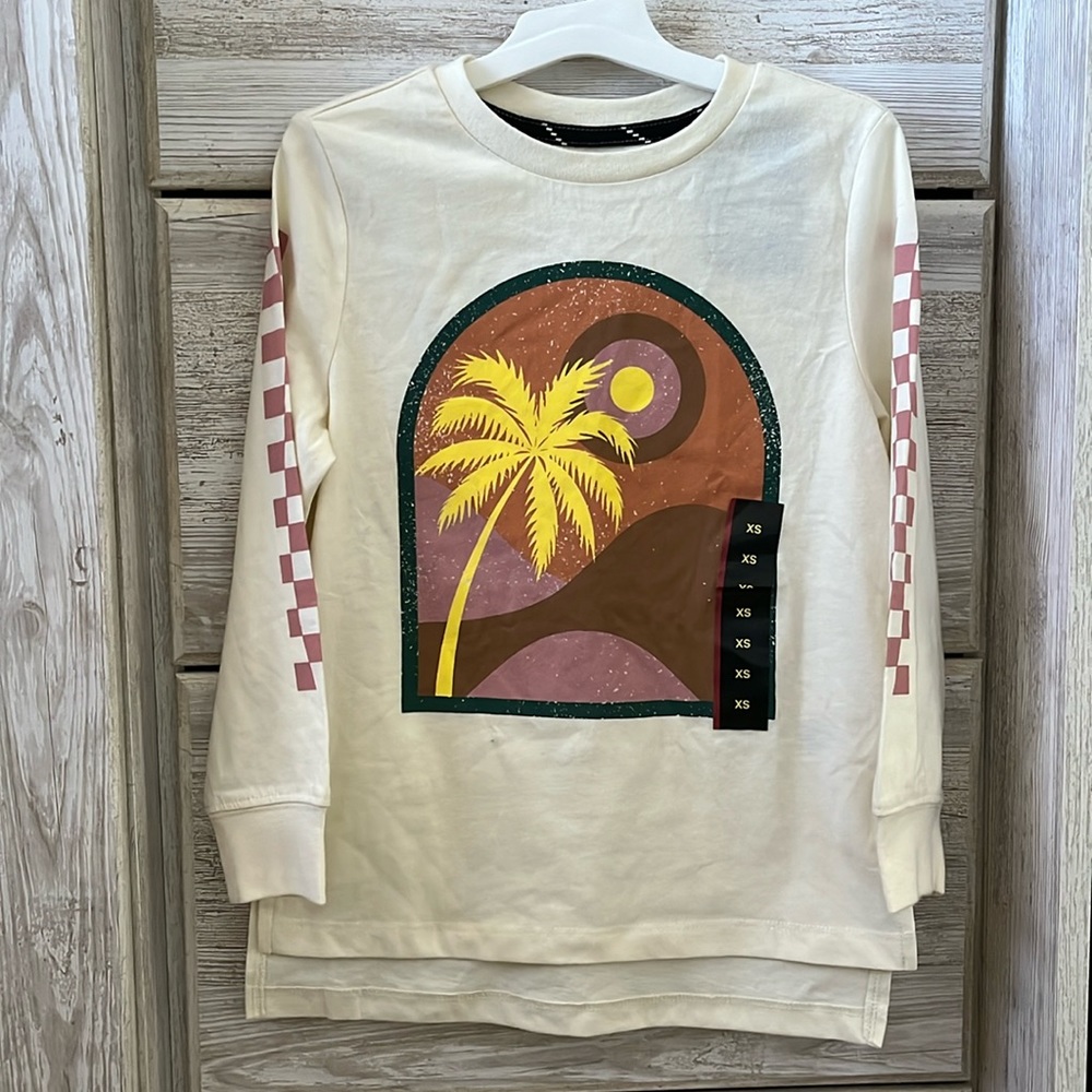 NWT: Art & Class Long Sleeve, Cotton Boy T Shirt; Size 4/5